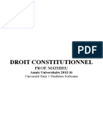 Droit Constitutionnel