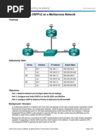 5.1.2.13 Lab - Configuring OSPFv2 On A Multiaccess Network