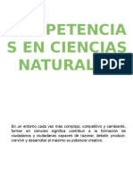 Competencias en Ciencias Naturales