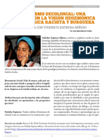 Barroso J. M. 2014. Feminismo Decolonial Una Ruptura Con La Visión Hegemónica Eurocéntrica Racista y Burguesa. Entrevista Con Yuderkys Espinosa Miñoso PDF