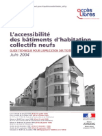 Accessibilité Des Batiments D'habitation Collectifs Neufs