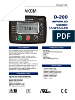 Manual de Operação Do Módulo D - 200