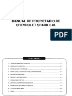 Manual Chevrolet Spark Inicio