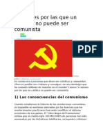 5 Razones Por Las Que Un Católico No Puede Ser Comunista