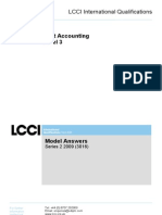 Cost Accounting Level 3/series 2-2009