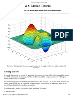 Geology & Geophysics Matlab Tutorial PDF