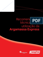 Aplicação e Uso Das Argamassas Estabilizadas Prontas Bennter PDF