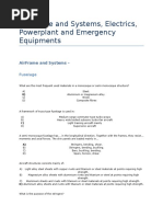 Airframe and Systems