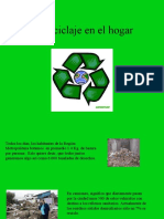 Reciclaje en El Hogar 2003