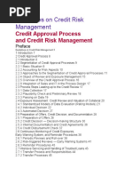 Guidelines On Credit Risk Management