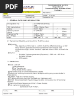 Record No.: Bay No.: Drawing Ref.: Sheet: Contractor: Contract No.: Substation No