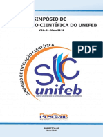 IX Simposio de Iniciacao Cientifica Do UNIFEB