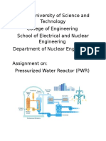 Sudan University of Science and Technology College of Engineering School of Electrical and Nuclear Engineering Department of Nuclear Engineering Assignment On: Pressurized Water Reactor (PWR)