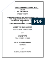 Employees Compensation Act 1923 PDF