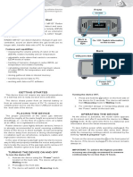 RADEX MR107 Quick Start Eng Usa
