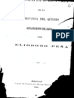 Eliodoro Peña - La Provincia Del Quindío PDF