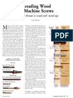 Threading Wood For Machine Screws PDF