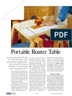 Wood Working Plans - Portable Router Station PDF