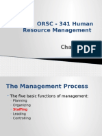 ORSC - 341 Human Resource Management