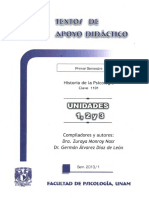 Historia de La Psicologia Unidades 1 2 y 3 Alvarez Diaz y Monroy Nars