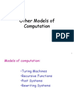 Other Models of Computation