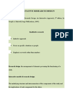 Qualitative Research Design