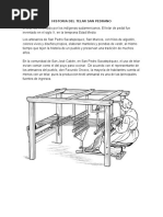 Historia Del Telar San Pedrano