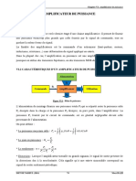 Chapitre 6 Amplificateur de Puissance