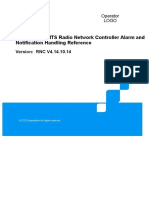 ZXUR 9000 UMTS (V4.14.10.14) Radio Network Controller Alarm and Notification Handling Reference