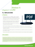 TL-WR1043ND V2 Datasheet