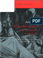 El Hombre de Genio y La Melancolía. Problema XXX (Jackie Pigeaud & Aristóteles)