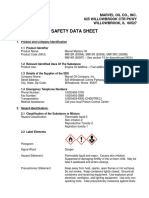 Marvel Mystery Oil MSDS