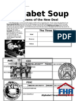 New Deal Alphabet Soup Worksheet