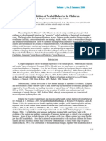 GREER & KEOHANE - The Evolution of Verbal Behavior in Children - The Journal of Speech-Language Pathology and Applied Behavior Analysis PDF