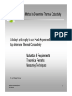 Laser Flash Method To Determine Thermal Conductivity