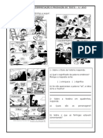 ATIVIDADES de Interpretação e Produção de Texto - 4º Ano