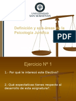 Clase 2. Concepto de Psicología Jurídica