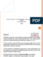 Service Level Quality - Standards, Measures, Monitoring & Enhancing-An Overview. OF Lean Manufacturing Toyota