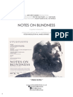 Notes On Blindness: Cognition Is Beautiful