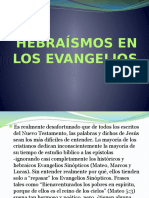 Hebraísmos en Los Evangelios I