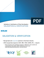 Validation and Verification