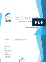 Training UI5