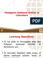 3 Philippine National Artists in Literature