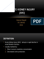 Acute Kidney Injury (AKI) : Haerani Rasyid FK Unhas 2016