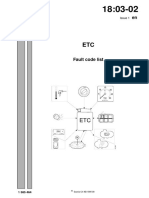 Atc Fault Code List PDF