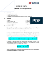 Laboratorio #1 Ley de Hooke (Física II)