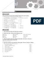 OpenMind 1 Unit 5 Class Video Worksheet