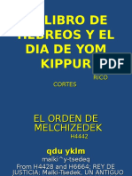 El Libro de Hebreos y El Dia de Yom Kippur