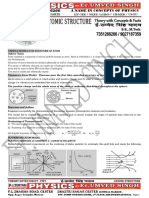 Theory of Atomic Structure For Neet 2017