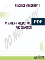 Chapter 4: Promotion, Transfer and Demotion: Human Resource Management Ii